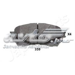 PA350AF Japan Parts Klocki hamulcowe przednie tarczowe