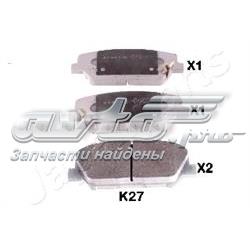 PAK27AF Japan Parts Klocki hamulcowe przednie tarczowe