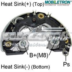 RB166H Mobiletron mostek prostowniczy alternatora = moster diodowy alternatora