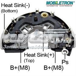 RB929HV Mobiletron mostek prostowniczy alternatora = moster diodowy alternatora