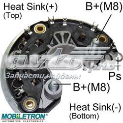 Mostek prostowniczy alternatora = Moster diodowy alternatora Audi A3 Sportback (8PA)