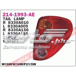 Lampa zespolona tylna prawa 8330A010 Mitsubishi