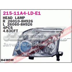 Do koszyka 260108H926 Nissan/Infiniti Reflektor prawy
