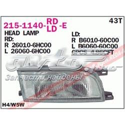 Reflektor prawy Nissan Sunny 3 N14