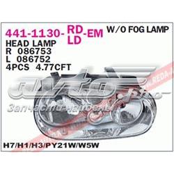 441-1130R-LD-EM Depo/Loro reflektor prawy