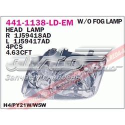 Do koszyka 96359800R VAG Reflektor prawy