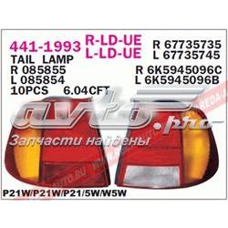 Lampa zespolona tylna lewa Volkswagen Polo 3 6KV2