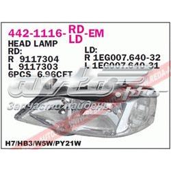 442-1116R-LD-EM Depo/Loro reflektor prawy