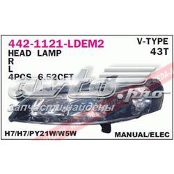 Reflektor prawy 67743040 Opel