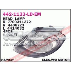 Do koszyka Reflektor lewy Opel Vivaro A F7