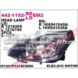 93189361 Opel Reflektor lewy