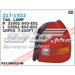 33501S03G01 Honda Lampa zespolona tylna prawa