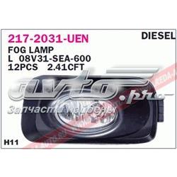 Lampa przeciwmgielna lewa do Honda Accord VII CL, CM