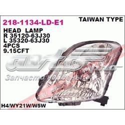 Reflektor prawy 3512062J11 Suzuki