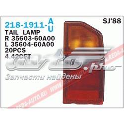 Lampa zespolona tylna prawa Suzuki 3565060A22000 cena, od 35,82 USD