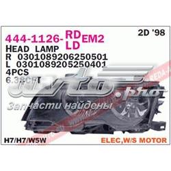 Do koszyka 63126904275 BMW Reflektor lewy