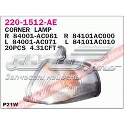 Kierunkowskaz prawy do Subaru Legacy BD, BG