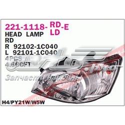 921021C030 Hyundai/Kia Reflektor prawy