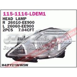 Reflektor lewy do Nissan Tiida C11