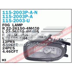 Lampa przeciwmgielna lewa FP5003H1E Depo/Loro