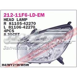 212-11F6R-LD-EM Depo/Loro reflektor prawy