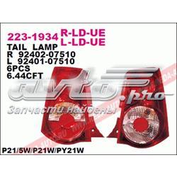 Lampa zespolona tylna lewa do KIA Picanto BA