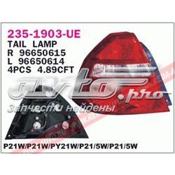 Lampa zespolona tylna lewa Chevrolet Aveo (T250, T255)