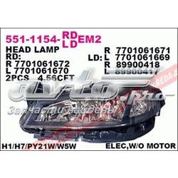 Reflektor lewy do Renault Laguna III BT0, BT1