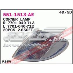 Kierunkowskaz prawy Renault Megane I sedana (LA0, LA1) (1996 - 2003) cena, od 20,43 USD
