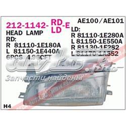 Reflektor prawy Toyota Corolla