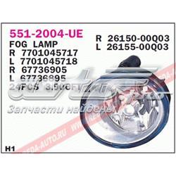 2615000Q03 Renault (RVI) Lampa przeciwmgielna prawa