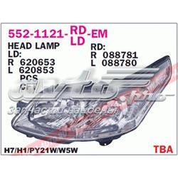  Reflektor prawy Citroen C4 1