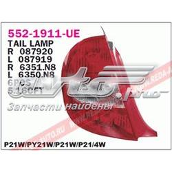 Lampa zespolona tylna prawa Citroen C5 I hatchback (DC) (2001 - 2004) cena, od 49,93 USD