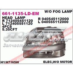 Do koszyka 0046807765 Fiat/Alfa/Lancia Reflektor lewy