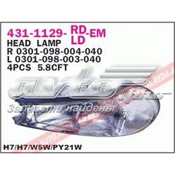 Reflektor lewy 1056278 Ford