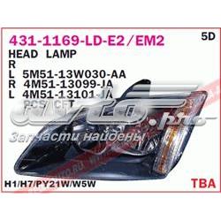 Reflektor lewy 1329413 Ford