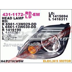 Reflektor lewy 6S6113W030CD Ford