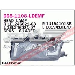 Reflektor prawy 24608600 VAG