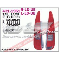  Lampa zespolona tylna lewa Ford Fusion 