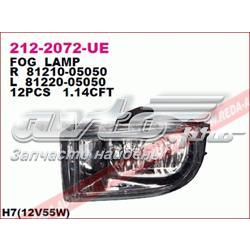 Lampa przeciwmgielna lewa do Toyota Avensis T22