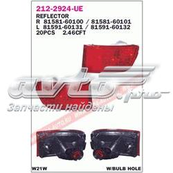 Do koszyka 8158160100 Toyota Przednia lampa przeciwmgielna tylna prawa