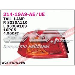 8330A555 Mitsubishi Lampa zespolona tylna lewa zewnętrzna