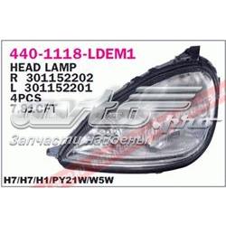 Reflektor prawy Mercedes A 