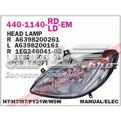 440-1140R-LD-EM Depo/Loro reflektor prawy