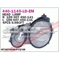 Reflektor prawy Mercedes A2088200261 cena, od 165,15 USD