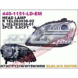 Do koszyka 1648204861 Mercedes Reflektor prawy