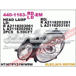 Reflektor lewy A211820296128 Mercedes