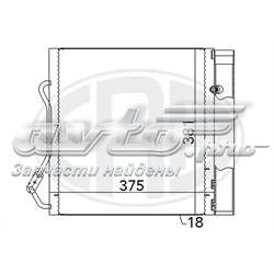Chłodnica klimatyzacji Mercedes Q0001632V004000000