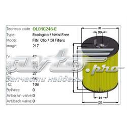 OL010246E Tecneco filtr oleju