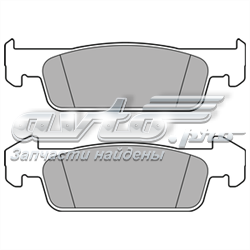 8660005117 Renault (RVI) Klocki hamulcowe przednie tarczowe